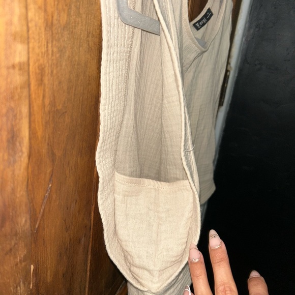 Very J Cream crop Top - Picture 4 of 5